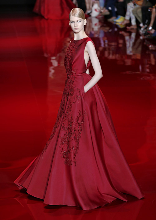 Haute Couture Fall-Winter 2013/2014 collection by Elie Saab