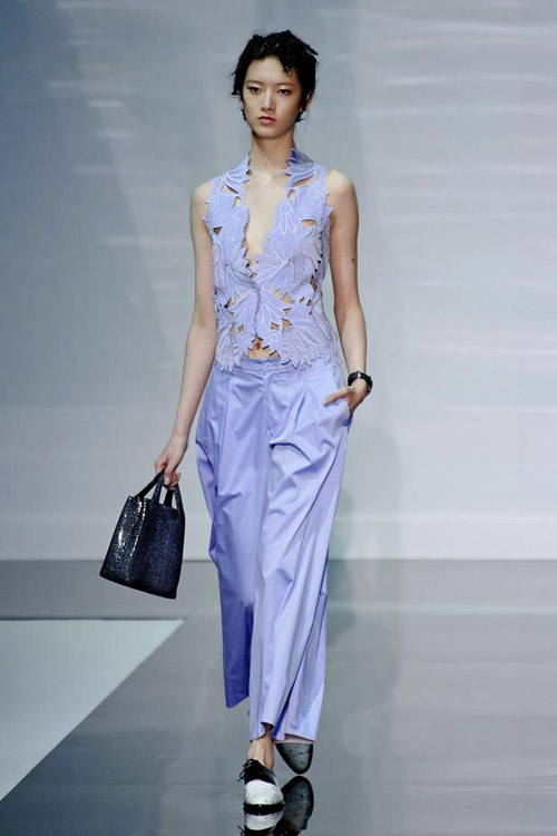 'Water Lilies' by Emporio Armani for Spring-Summer 2014