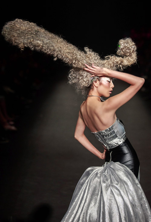 Hairstyle as an Art during the Mercedes Benz China Fashion Week