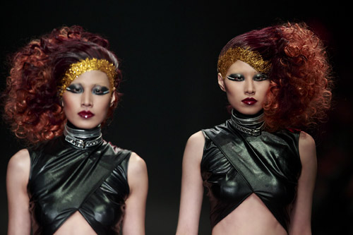 Hairstyle as an Art during the Mercedes Benz China Fashion Week