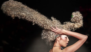 Hairstyle as an Art during the Mercedes Benz China Fashion Week