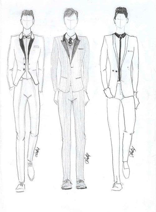 Fashion Designer Sketches Men