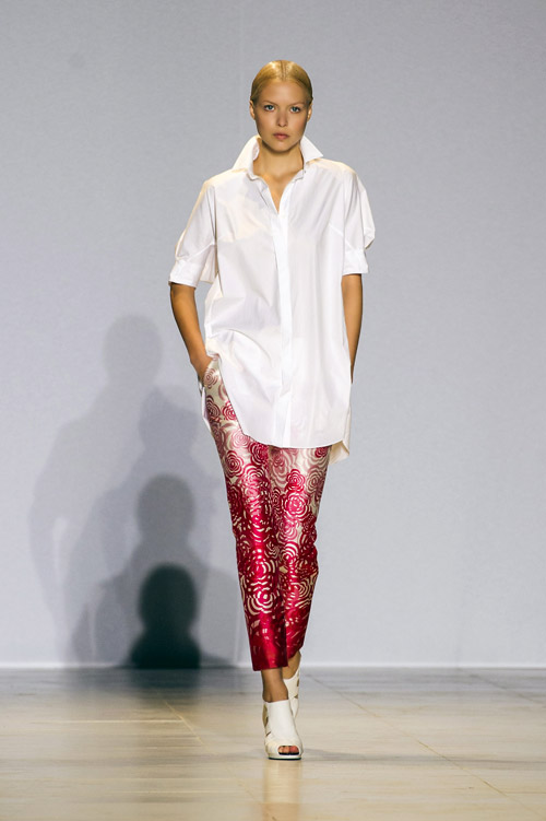 Lie Sang-Bong Spring-Summer 2014 collection during the Paris Fashion Week