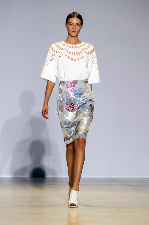 Lie Sang-Bong Spring-Summer 2014 collection during the Paris Fashion Week