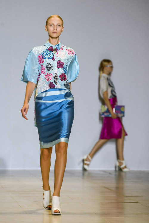 Lie Sang-Bong Spring-Summer 2014 collection during the Paris Fashion Week