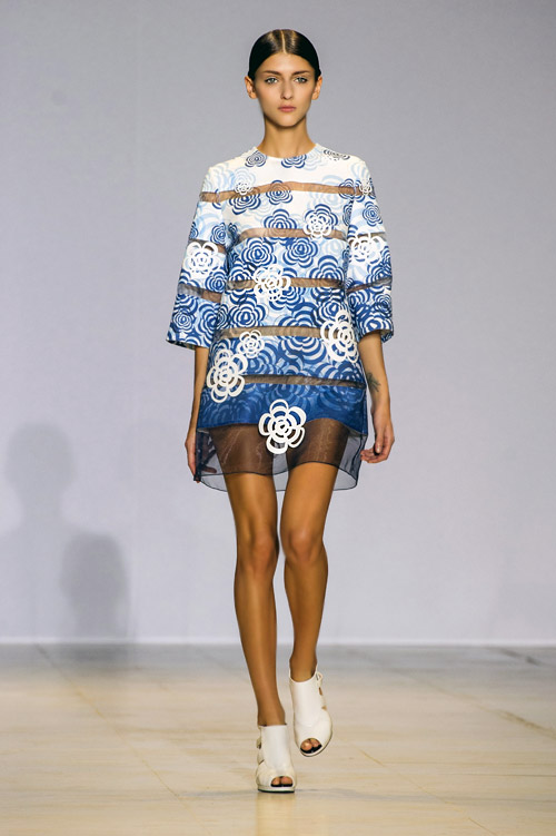 Lie Sang-Bong Spring-Summer 2014 collection during the Paris Fashion Week