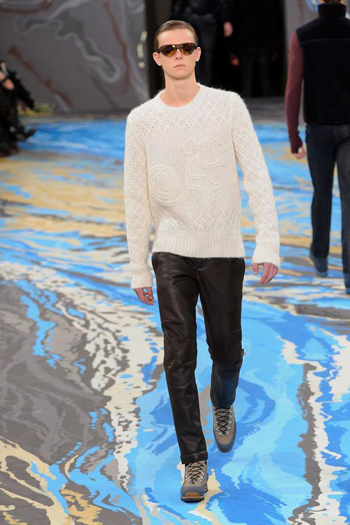 Louis Vuitton Fall 2014 Menswear collection, runway looks, beauty