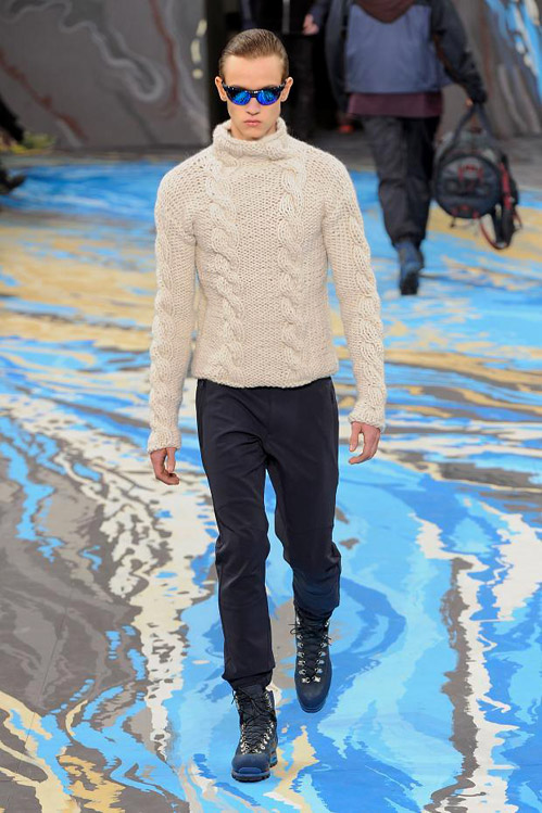 Luxury men's fashion for Fall-Winter 2014/2015 by Louis Vuitton