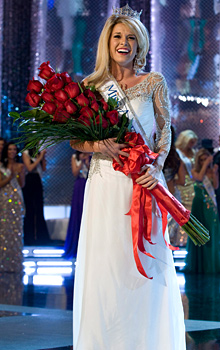 Teresa Scanlan from Nebraska was crowned as Miss America 2011