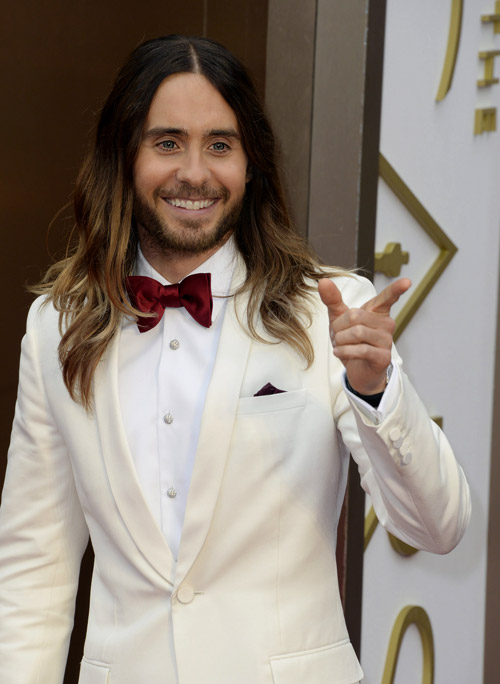 Men's suits at the Oscars 2014 - black or not?