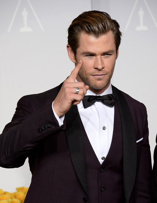 Men's suits at the Oscars 2014 - black or not?