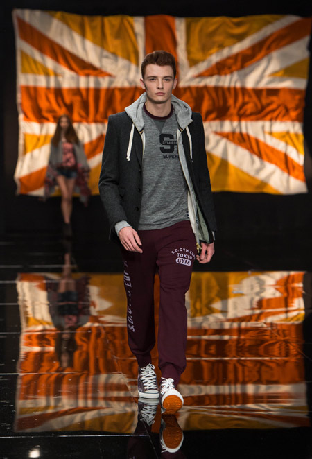 Superdry showcases AW14 range at London Collections: Men