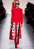 Colors, dots and lace in Valentino Fall-Winter 2014/2015 collection