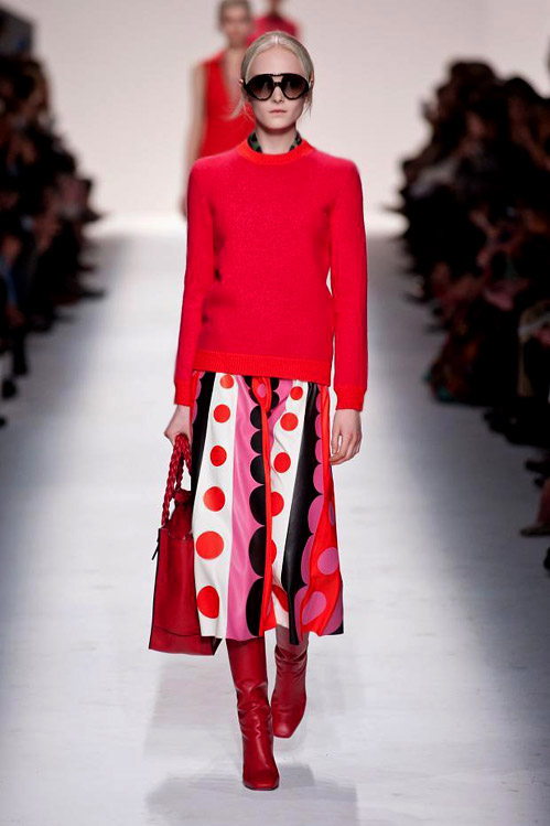 Colors, dots and lace in Valentino Fall-Winter 2014/2015 collection