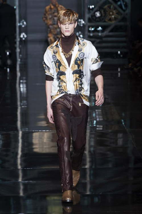 Men's fashion: Versace for Fall-Winter 2014/2015