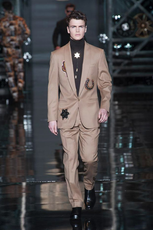 Men's fashion: Versace for Fall-Winter 2014/2015