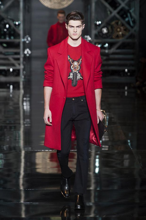 Men's fashion: Versace for Fall-Winter 2014/2015