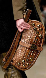 Stylish alligator handbag from Burberry