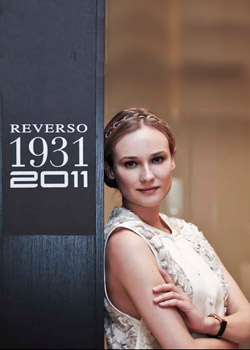 Diane Kruger, face of the new Jaeger-LeCoultre Reverso Lady Ultra Thin 