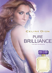 Celine Dion has unveiled her latest fragrance, Pure Brilliance 