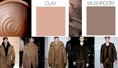 Menswear seasonal color Fall/Winter 2015