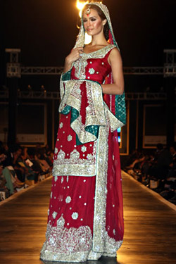 Lahore - the cultural capital of Pakistan presented bridal collections