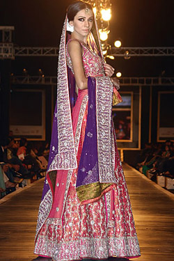 Lahore - the cultural capital of Pakistan presented bridal collections