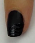 Black Zebra Manicure