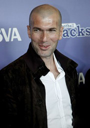 Zinedine Zidane stars in a new fashion campaign as a model