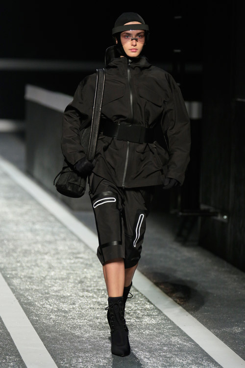 The Alexander Wang x H&M collection debuts on the runway in New York 