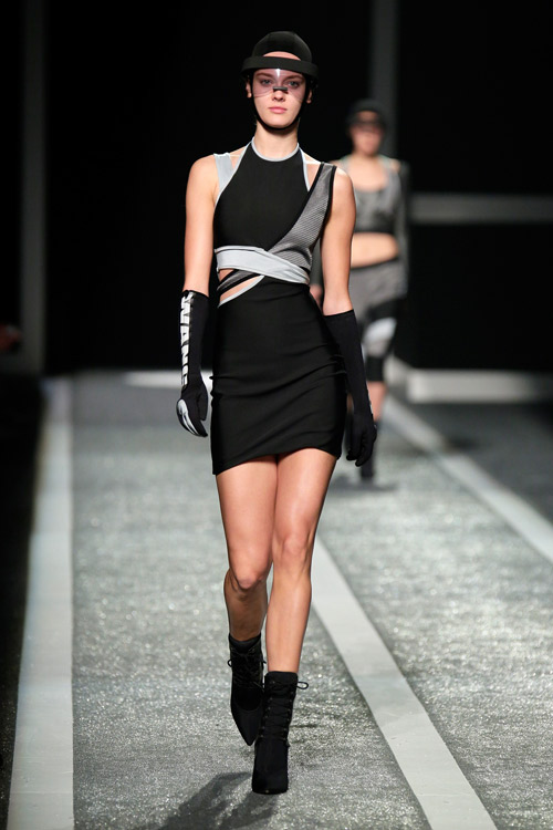 The Alexander Wang x H&M collection debuts on the runway in New York 