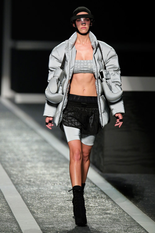 The Alexander Wang x H&M collection debuts on the runway in New York 