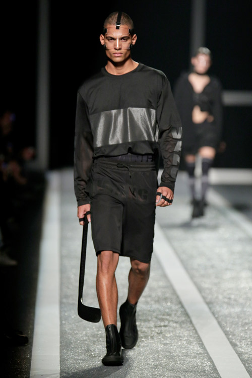 The Alexander Wang x H&M collection debuts on the runway in New York 