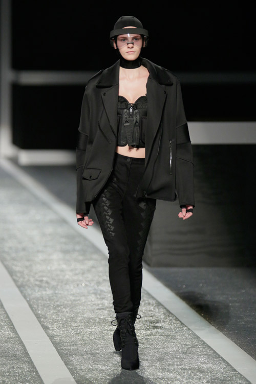 The Alexander Wang x H&M collection debuts on the runway in New York 