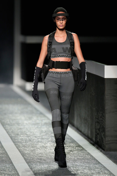 The Alexander Wang x H&M collection debuts on the runway in New York 