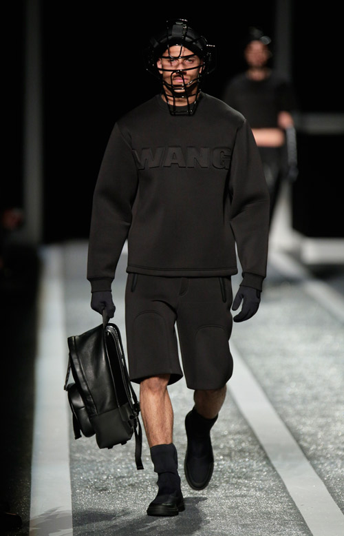 The Alexander Wang x H&M collection debuts on the runway in New York 