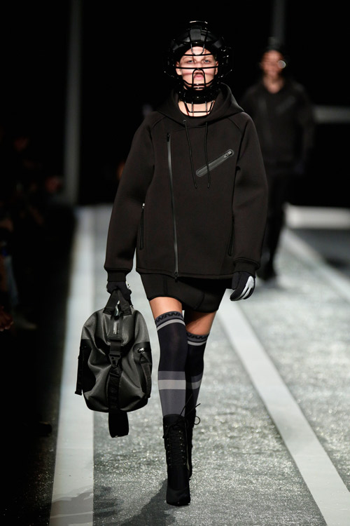 The Alexander Wang x H&M collection debuts on the runway in New York 