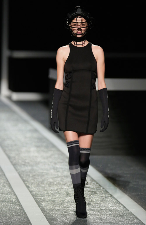 The Alexander Wang x H&M collection debuts on the runway in New York 