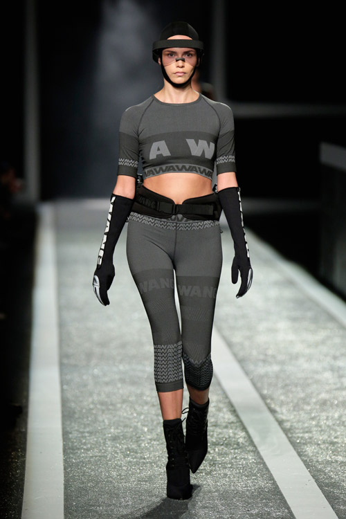 The Alexander Wang x H&M collection debuts on the runway in New York 