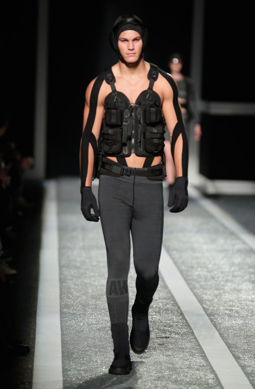 The Alexander Wang x H&M collection debuts on the runway in New York 