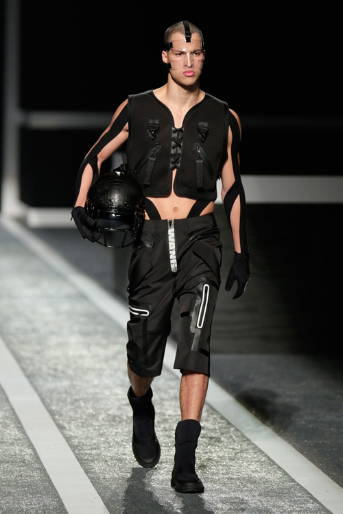 The Alexander Wang x H&M collection debuts on the runway in New York 