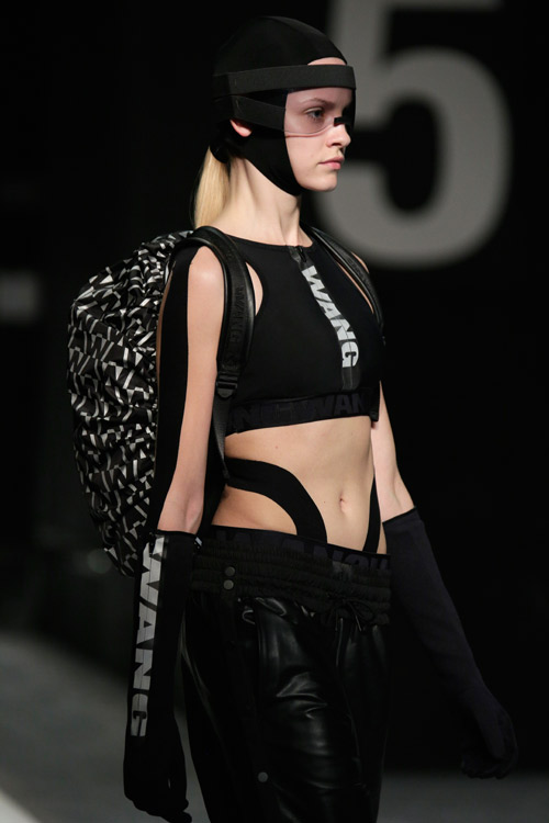 The Alexander Wang x H&M collection debuts on the runway in New York 