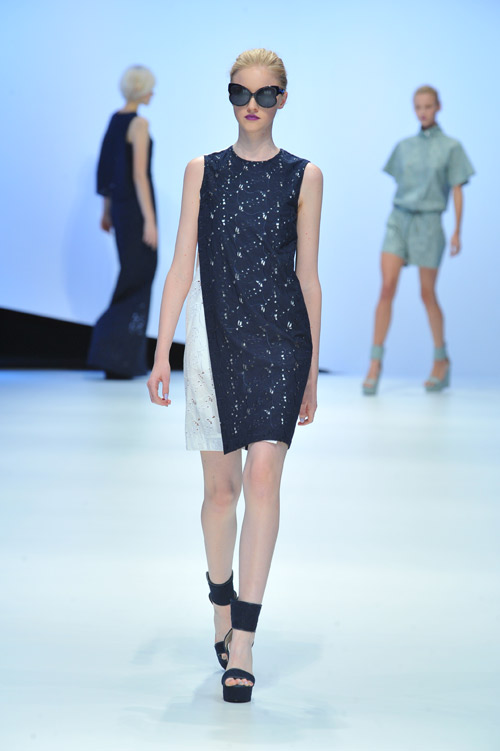 HANAE MORI Spring/Summer 2015 collection during the Mercedes­-Benz ...