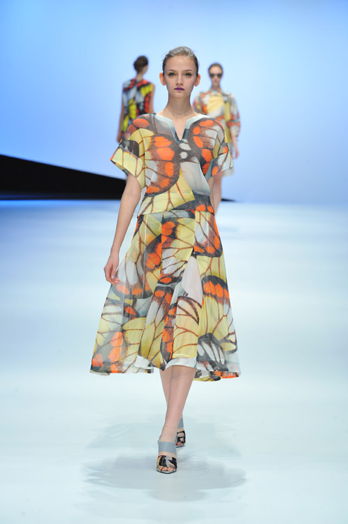 HANAE MORI Spring/Summer 2015 collection during the Mercedes­-Benz Fashion Week TOKYO