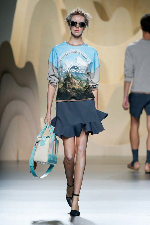 THE MAGIC MOUNTAIN by Ana Locking at Mercedez Benz Fashion Week Madrid