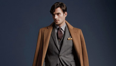 High quality made-to-measure men's suits by Brooks brothers