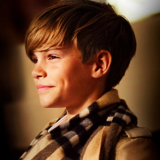 Romeo Beckham is the face of Burberry 2014 Christmas campaign