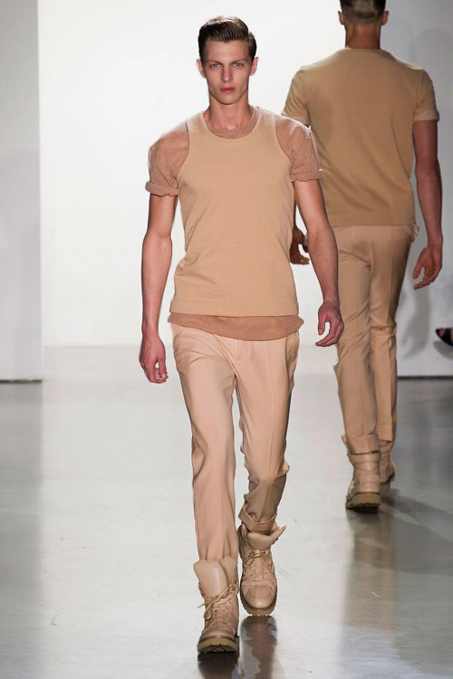 Spring-Summer 2015 menswear collection by Calvin Klein