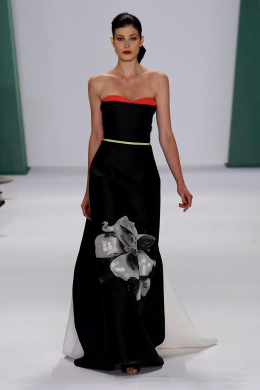 Roses and elegance for Spring-Summer 2015 by Carolina Herrera