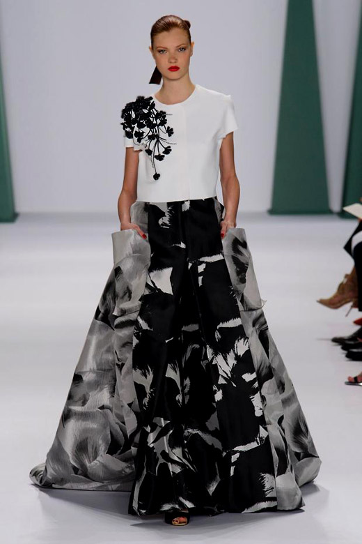 Roses and elegance for Spring-Summer 2015 by Carolina Herrera